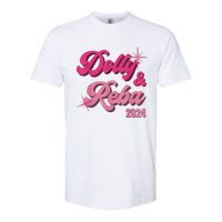 Dolly Reba Pink Groovy Style Softstyle CVC T-Shirt