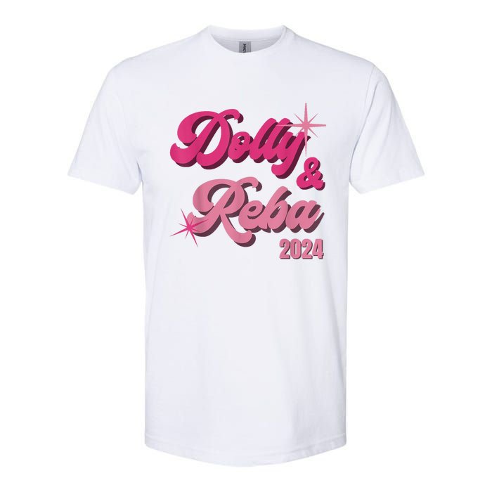 Dolly Reba Pink Groovy Style Softstyle CVC T-Shirt