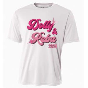 Dolly Reba Pink Groovy Style Cooling Performance Crew T-Shirt