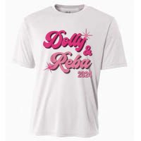 Dolly Reba Pink Groovy Style Cooling Performance Crew T-Shirt