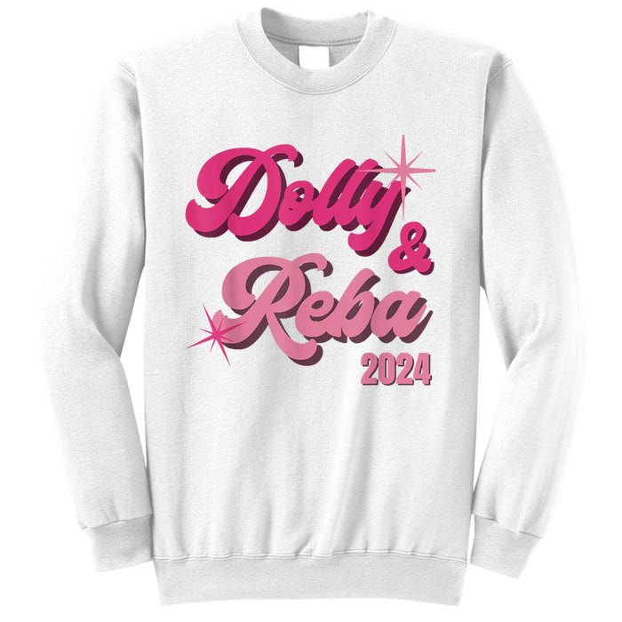 Dolly Reba Pink Groovy Style Sweatshirt