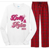 Dolly Reba Pink Groovy Style Long Sleeve Pajama Set