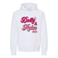 Dolly Reba Pink Groovy Style Premium Hoodie