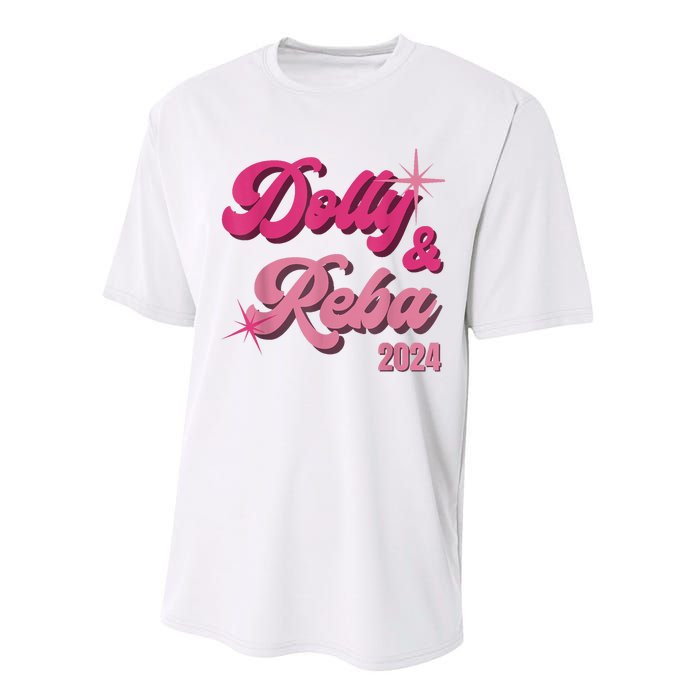 Dolly Reba Pink Groovy Style Performance Sprint T-Shirt