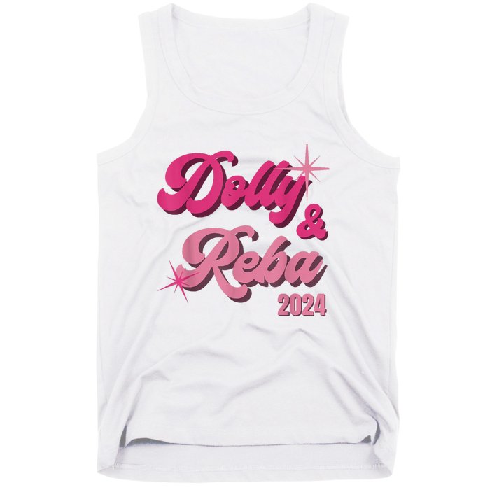 Dolly Reba Pink Groovy Style Tank Top