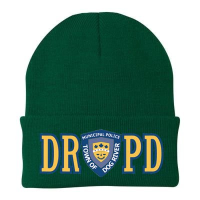 Dog River Police Department Knit Cap Winter Beanie