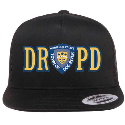 Dog River Police Department Flat Bill Trucker Hat