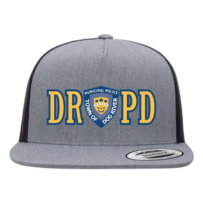 Dog River Police Department Flat Bill Trucker Hat