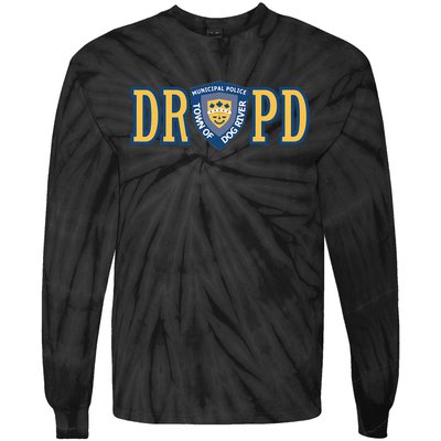 Dog River Police Department Tie-Dye Long Sleeve Shirt