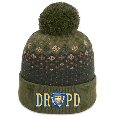 Dog River Police Department The Baniff Cuffed Pom Beanie