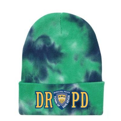 Dog River Police Department Tie Dye 12in Knit Beanie