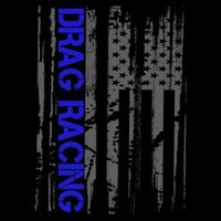 Drag Racer Patriotic American Flag Drag Racing Gift City Backpack