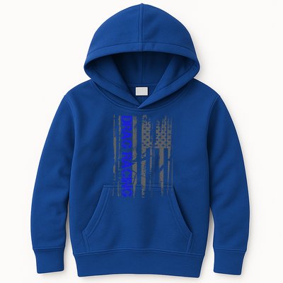 Drag Racer Patriotic American Flag Drag Racing Gift Kids Hoodie