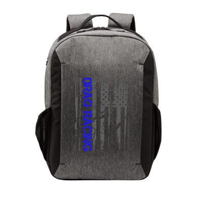Drag Racer Patriotic American Flag Drag Racing Gift Vector Backpack