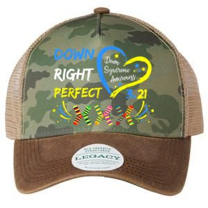 Down Right Perfect Down Syndrome Awareness Legacy Tie Dye Trucker Hat