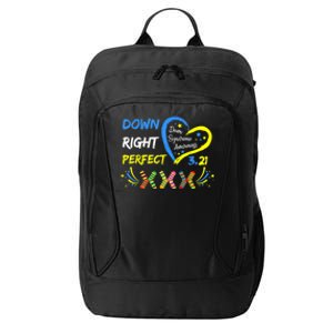 Down Right Perfect Down Syndrome Awareness City Backpack