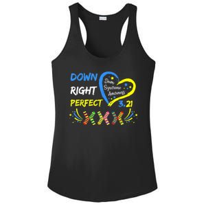 Down Right Perfect Down Syndrome Awareness Ladies PosiCharge Competitor Racerback Tank