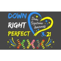 Down Right Perfect Down Syndrome Awareness Bumper Sticker