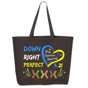 Down Right Perfect Down Syndrome Awareness 25L Jumbo Tote