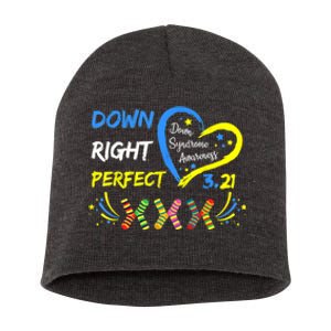 Down Right Perfect Down Syndrome Awareness Short Acrylic Beanie