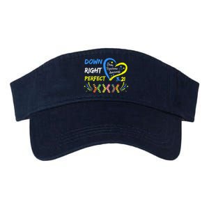 Down Right Perfect Down Syndrome Awareness Valucap Bio-Washed Visor