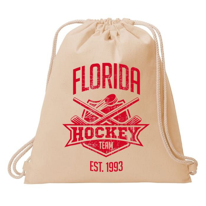 Distressed Retro Panther Party Tailgate Drawstring Bag
