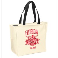 Distressed Retro Panther Party Tailgate Zip Tote Bag