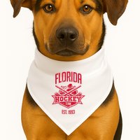 Distressed Retro Panther Party Tailgate USA-Made Doggie Bandana
