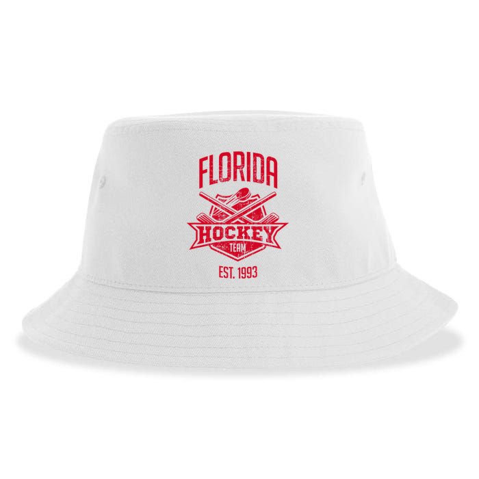 Distressed Retro Panther Party Tailgate Sustainable Bucket Hat