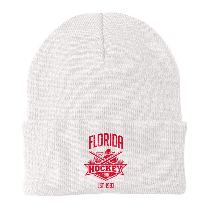 Distressed Retro Panther Party Tailgate Beanie