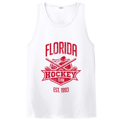 Distressed Retro Panther Party Tailgate PosiCharge Competitor Tank