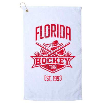 Distressed Retro Panther Party Tailgate Golf Towel