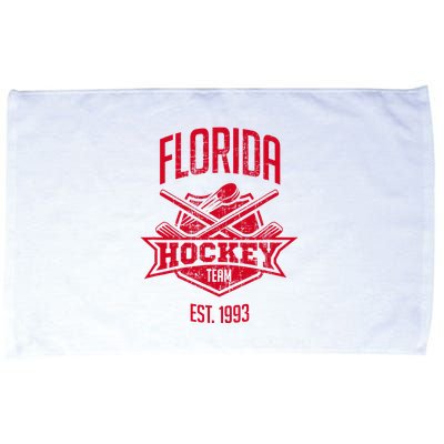 Distressed Retro Panther Party Tailgate Microfiber Hand Towel