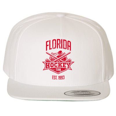 Distressed Retro Panther Party Tailgate Wool Snapback Cap