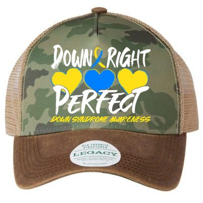 Down Right Perfect Down Syndrome Awareness Legacy Tie Dye Trucker Hat