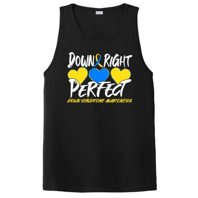 Down Right Perfect Down Syndrome Awareness PosiCharge Competitor Tank