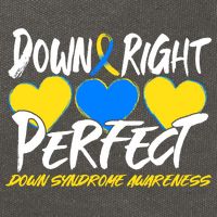 Down Right Perfect Down Syndrome Awareness Cotton Canvas Backpack