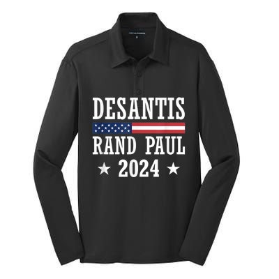 Desantis Rand Paul 2024 Silk Touch Performance Long Sleeve Polo