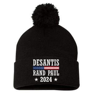 Desantis Rand Paul 2024 Pom Pom 12in Knit Beanie