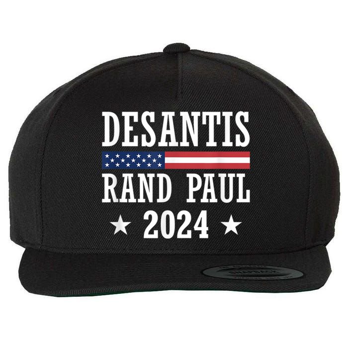 Desantis Rand Paul 2024 Wool Snapback Cap