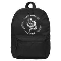 Dark Romance Reader Bookish Smut Reader Smutty Book Lover 16 in Basic Backpack