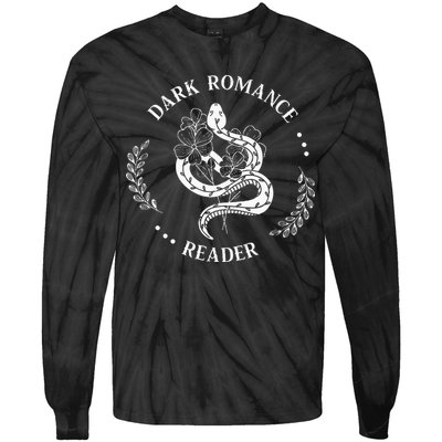 Dark Romance Reader Bookish Smut Reader Smutty Book Lover Tie-Dye Long Sleeve Shirt