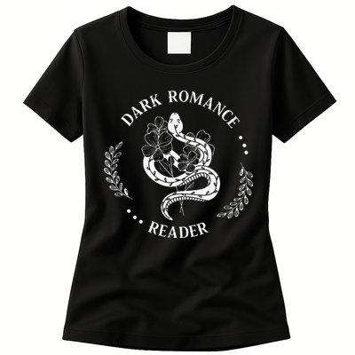Dark Romance Reader Bookish Smut Reader Smutty Book Lover Womens T-Shirt