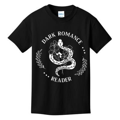Dark Romance Reader Bookish Smut Reader Smutty Book Lover Kids T-Shirt