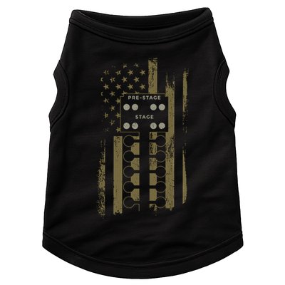 Drag Racing Race Car American Flag Vintage Camo Camouflage Funny Gift Doggie Tank