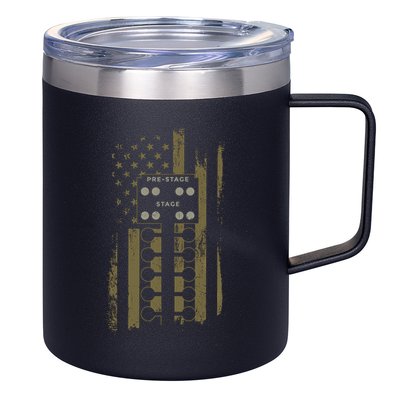 Drag Racing Race Car American Flag Vintage Camo Camouflage Funny Gift 12oz Stainless Steel Coffee Mug