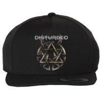 Disturbed Riveted Rock Music Band Wool Snapback Cap