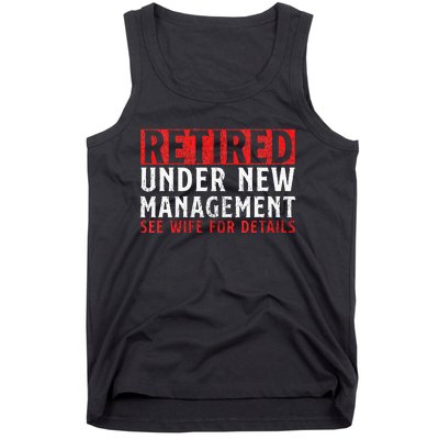 Dad Retiree Retired People Tank Top