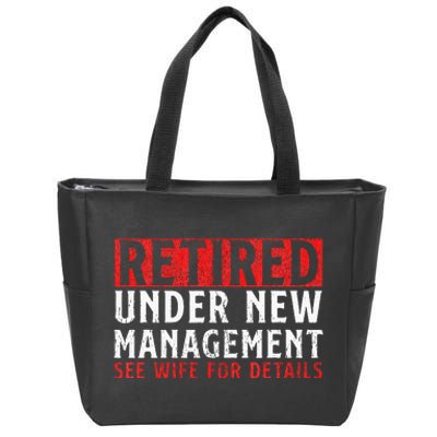 Dad Retiree Retired People Zip Tote Bag