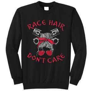 Drag Racing Race Car Girl Race Hair DonT Care Sweatshirt